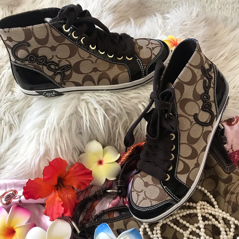 Authentic Coach BRANDI Q1083 signature high topten - Picture 2 of 12